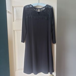 Medium, black Nina Leonard dress